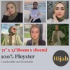 Harewom Large Hijab Scarf for Muslim Women Soft Head Wraps
