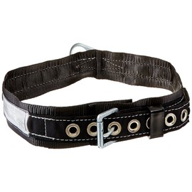 Miller Honeywell Safety Products by 3NA/XLBK Single D-Ring Safety Body Belt with 1-3/4-Inch Webbing and 3-Inch Back Pad, X-Large, Black