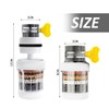 2-Piece Tap Filter, Activated Carbon Tap Water Filter, 360 Degree