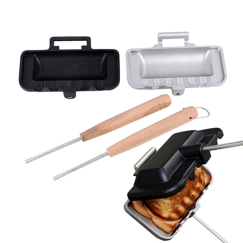 Sandwich Frying Pan, Aluminum Baking Disk Flip Frying Pan Suitable