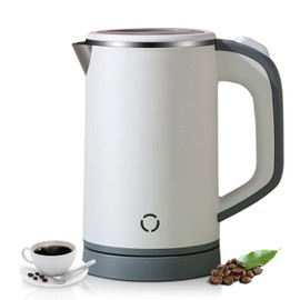 800ml Kettles Electric Travel Compact Travel Electric Kettles Cordless Fast Boil Quiet Electric Kettles Auto Shut-Off & Boil-Dry Protection Ideal for Home, Office, Hotel (White)