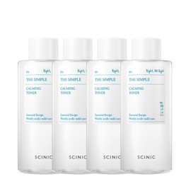 Scinic single-composition simple large-capacity toner 300ml 4-pack / 싸이닉 단독구성 심플 대용량 토너 300ml 4개