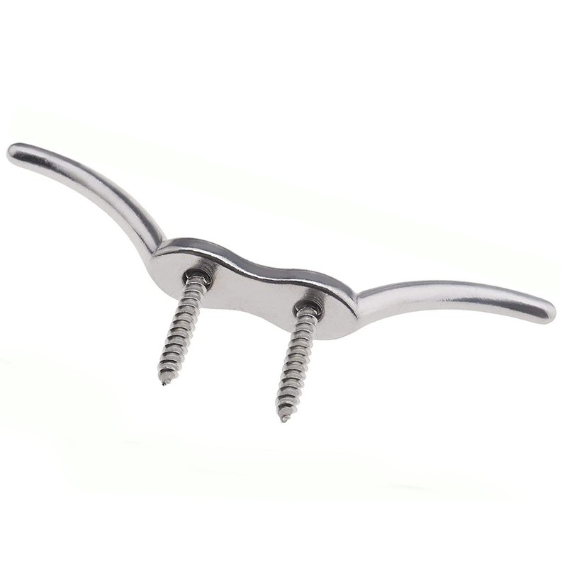 4pcs 11.5cm Boat Rope Cleats 316 Stainless Steel for Boats