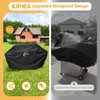 Kipiea Upgrade BBQ Grill Covers 70 inch, Heavy-Duty BBQ Covers,