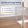 Muzata Corner Cable Railing Post 42 Inch 42"x2"x2" T-drilled One-Post