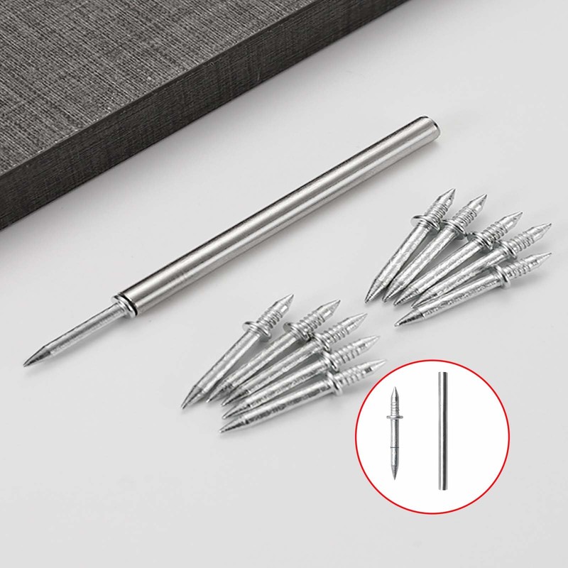 50 Pcs Double Headed Skirting Nails, Double Sided Nails, Double
