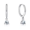 Cangall Silver Hoop Earrings for Women Girls, Sterling Silver Drop
