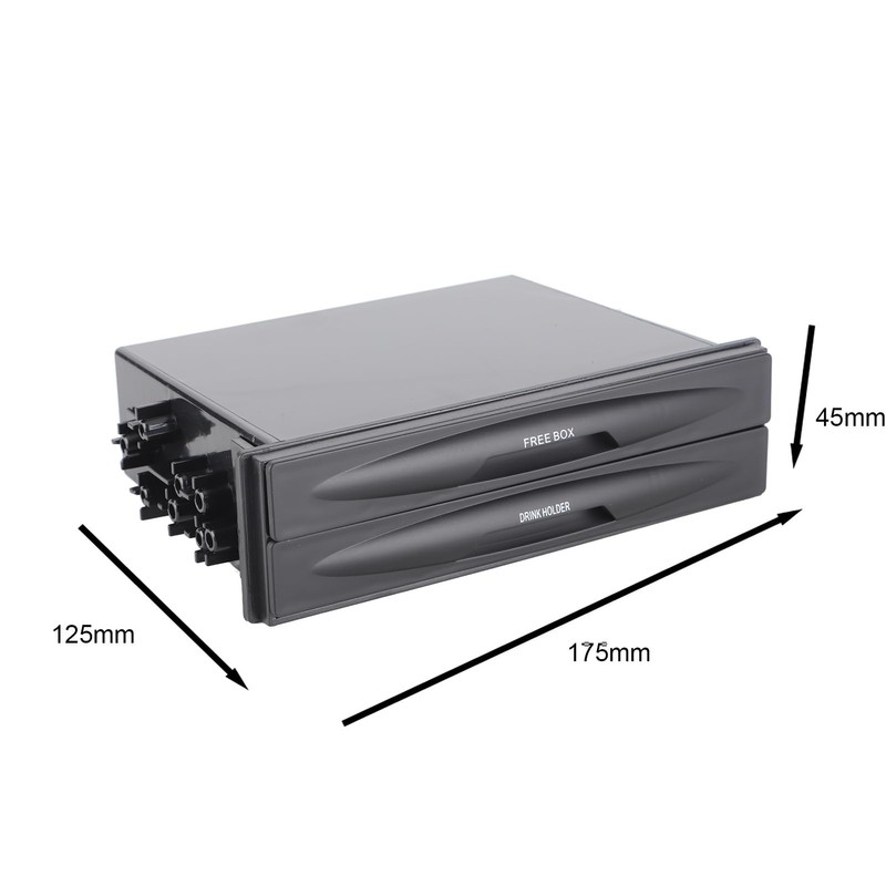 GOTOTOP Black Organiser for Car, Multifunctional Car Storage Box with