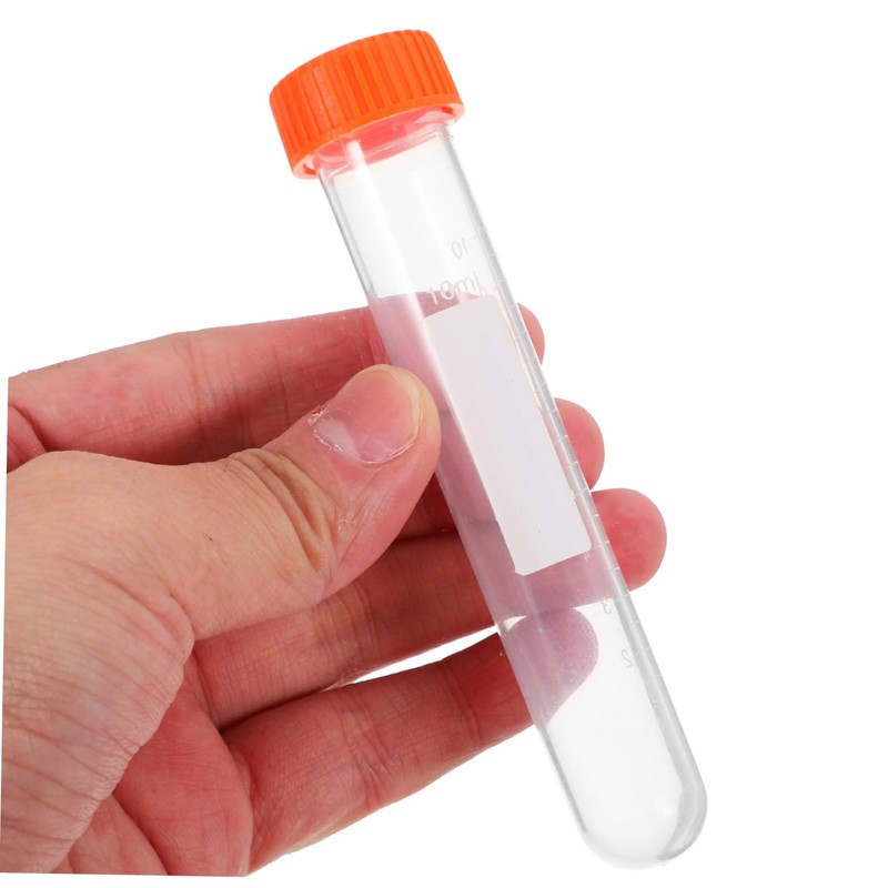 ULTECHNOVO Mini Vials Storage Lid 20pcs Plastic Vials for Essential