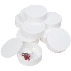 Kopp 341810047 Plastic Junction Canopy, White, Professional Pack of 10 pieces