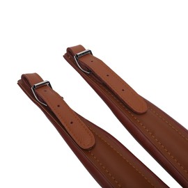 Tbest Accordion Shoulder Straps Set, Premium PU Leather, White, Red, Coffee, Black