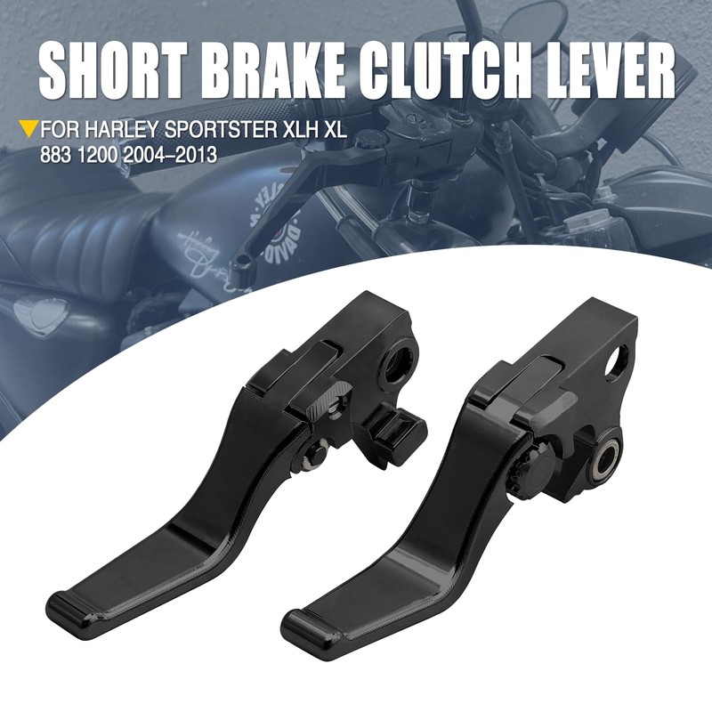 Jiataban Motorcycle Levers Brake Clutch Hand Lever Adjustable Fit for
