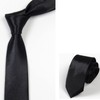 LUJIYY Women Skinny Scarf Long Necktie JK Uniform Tie Skinny