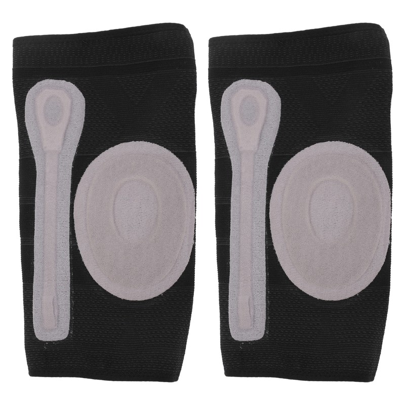 2Pcs Winter Knee Brace Protector Anti Slip Knee Compression Sleeve