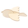 20pcs Wood Bird Cutouts DIY Innovative Stereoscopic Hanging Unfinished Wood
