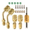 R410a Adapter for Mini Split System, Charging Vacuum Port Adapter,