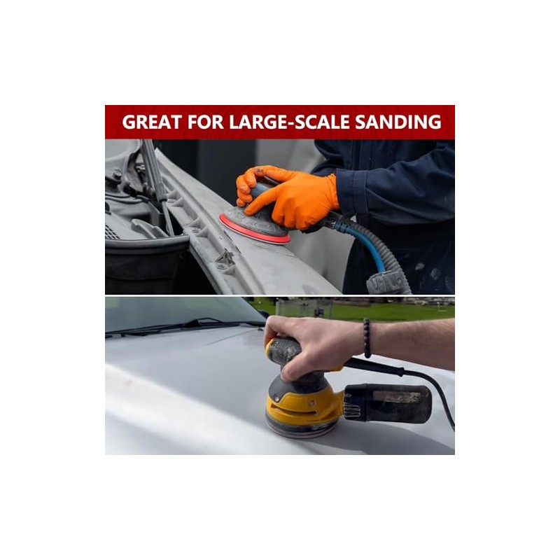12Pcs 6 Inch Hook and Loop Sanding Sponge Discs 180-3000