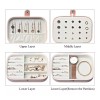 Dolores Caja De Joyería Pulseras Anillos Portátil Organizador Joyas