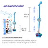 Kids Karaoke Machine with Adjustable Microphone Stand for Kids Standing