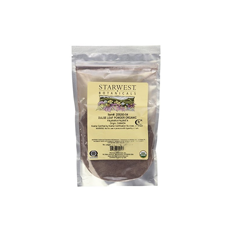 Starwest Botanicals Organic Dulse Leaf Powder - 4 oz (113