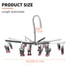 JSFPMC Drying Hanger, Hanging Drying Rack, Drip Hanger Stainless Steel