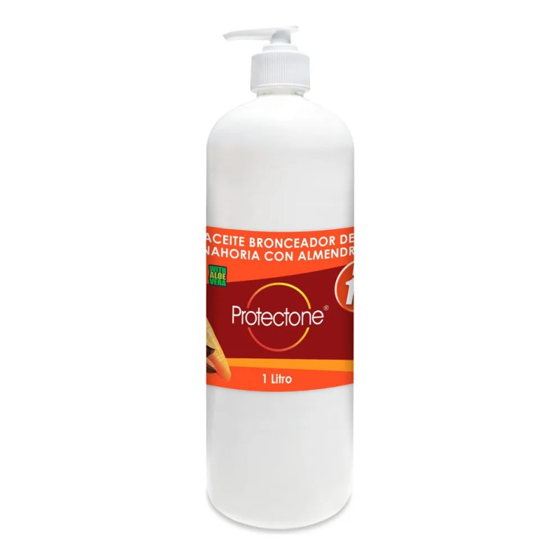 Aceite Bronceador Protectone Zanahoria Almendra 1L Protección Solar
