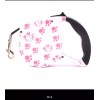 Unbranded Retractable Dog Leash Pink Print
