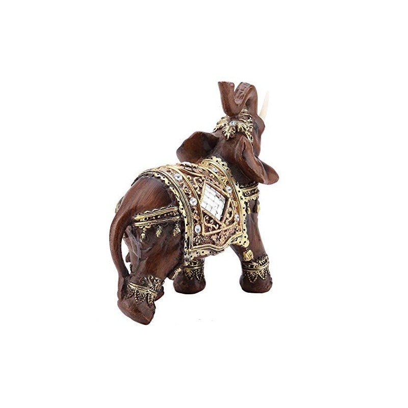 1pc Lucky Wealth Elephant, Ornaments Statue Sculpture Feng Shui Wood