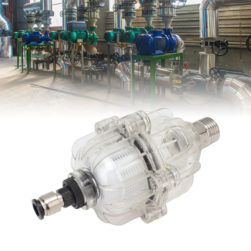 AD400 Transparent Air Compressor Filter 1/2in Oil Water Separator Automatic