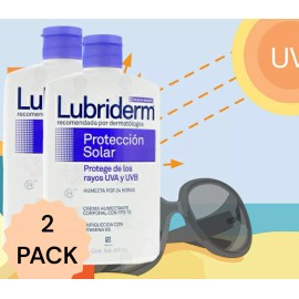 LUBRIDERM 2X Lubriderm Body Cream UV 15 Sun Protection, 400 ml. FREESHIPPING
