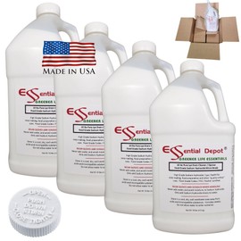 Essential Depot 40 lbs Bottle Food Grade Sodium Hydroxide Lye Evenly-Sized Micro Pels (Beads or Particles) - Lye Drain Cleaner - HDPE Container with Resealable Child Resistant Cap and Handle