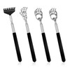 4er-Pack Rückenkratzer, Rückenkratzer Teleskop, Kratzhand Rückenkratzer, Back Scratcher, Kratzhand, Ruckenkratzerhand,