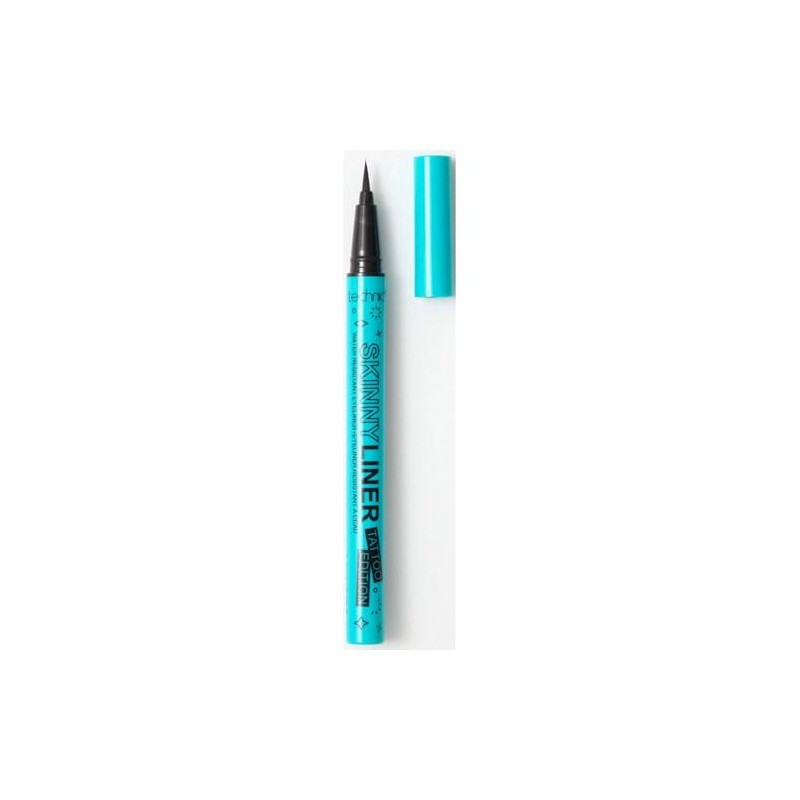 Technic Skinny Liner, Waterproof Liquid Eyeliner, Black, Ultra-Fine Precision Tip