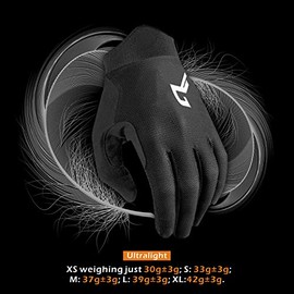 Roaming Guantes de bicicleta de montaa para bicicleta sucia, BMX Trail Cross Racing mejoran el control y la sensacin de la barra -3D Airline ligeros, 