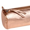 Clairefontaine - Ref 8687C - Metallic Leather Round Pencil Case