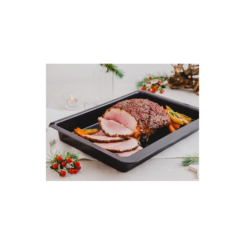 Pyrex Magic Rectangular Carbon Steel Roaster Non Stick Coating 30