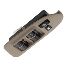 DriveFix Front Driver Side Window Switch and Bezel Tan for Toyota Camry 1997-2001