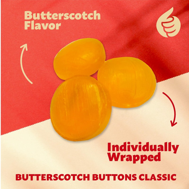 Butterscotch Hard Candy | 1.5 Pound Pack | Old-Fashioned Individually