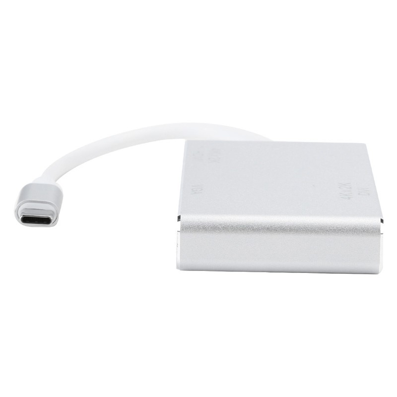 Cable Adapter Converter 4 in 1 TypeC to HDMI DVI