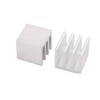 sourcing map 20Pcs 10mm x 10mm x 10mm Aluminum Heatsink
