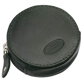 Leather Coin Purse Mini Men's Women's Purse Party Purse Mini Purse 111 Cowhide Diameter 6.5 cm Various Colours Black, Brown, Natural, Blue Royal Blue, Red, Green, Green