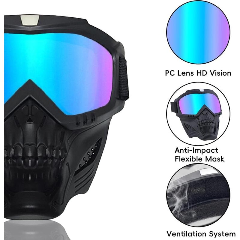 Stylish Glasses for Bicycling - Fog Proof and Warm, Adjustable