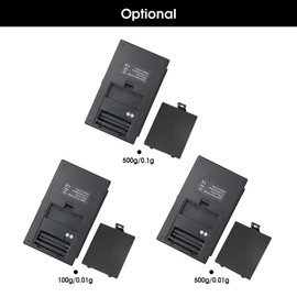 0.1 g High Precision Jewellery Scales with LED Screen, Stainless Steel Platform, Portable and Practical, Comfortable for Weighing Gold, Silver, Diamond etc. (500 g 0.1 g)