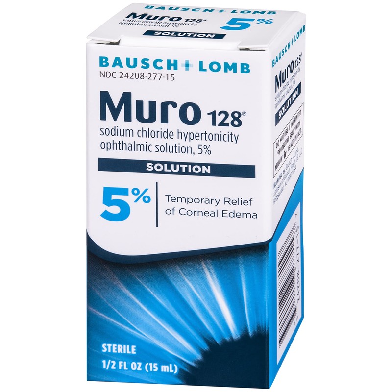 Bausch & Lomb Muro 128 Solution 5% 15 mL (Pack