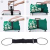 vsilay Elastic Adjustable Luggage Strap Carriers Strap Baggage Bungee Luggage