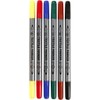 Creativ Company Fabric Markers, asstd Colors