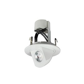 Nora Lighting NLCBC-47030XMPW/A Nora Lighting NLCBC-47030X/A 4" Cobalt Adjustable Elbow LED Round Retrofit, 800lm / 13W, 3000K
