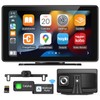 FEISIKE 7" HD Portable Wireless Carplay Screen for Car, Touchscreen