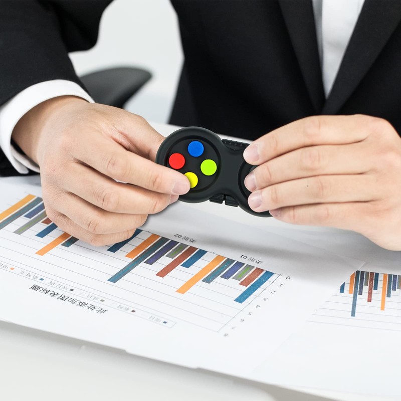 WTYCD The Original Fidget Retro: The Rubberized Classic Controller Game