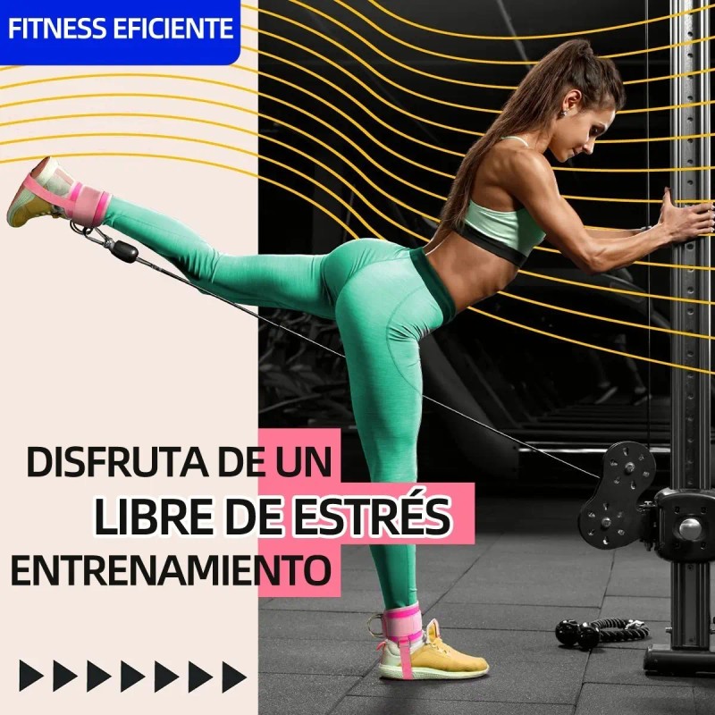 Grilletes Gym Mujer Muñequeras Gym Pesas Para Tobillos 2pz